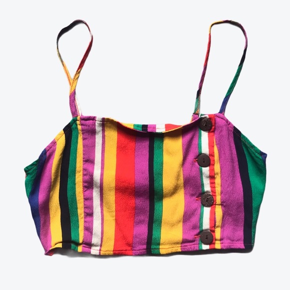 Forever 21 Tops - Women’s Forever 21 Multi Color Crop Top